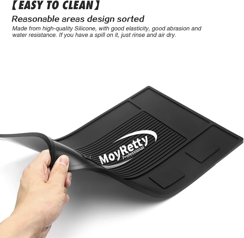 Magnetic Barber Organizer Mat for Clippers(17.7'' x 11.8''), Professional Anti-S