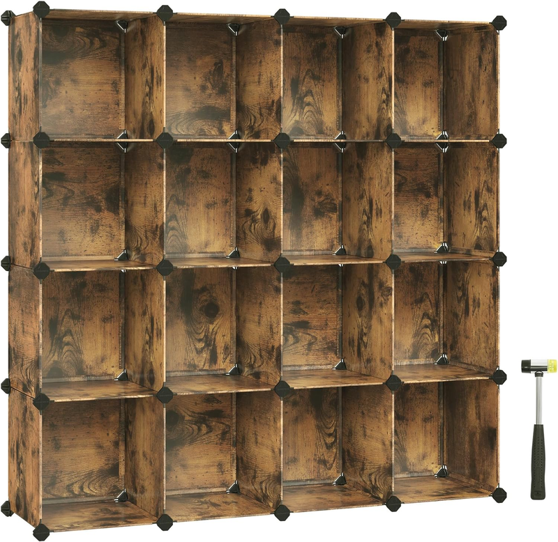 12 Cube Bookcase Storage Organizer Wooden Home Office Shelvi