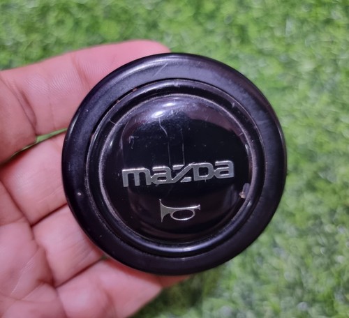 MAZDASPEED マツダスピード ホーンボタン/NARDI/MOMO/RX7 Mazdaspeed White JDM Horn Button for SPARCO OMP MOMO NARDI