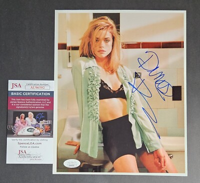 DENISE RICHARDS signed 8''X10'' Color photo With JSA COA psa bas Wild Things 