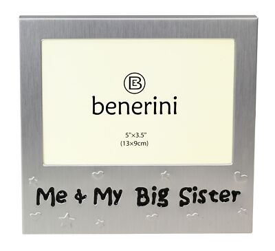 ' Me & My Big Sister ' - Photo Picture Frame Gift - 5X 3.5