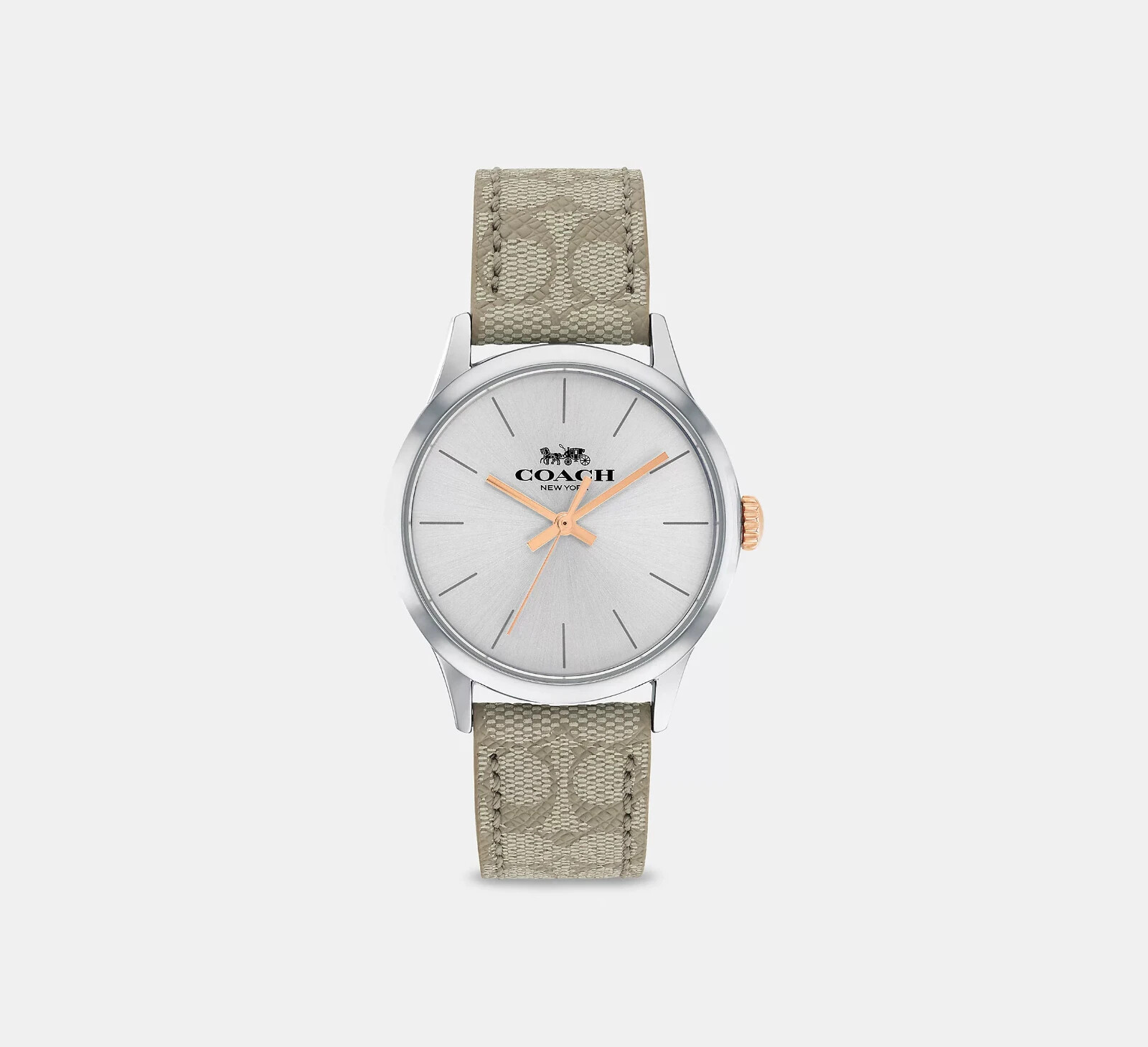 New Coach Woman's Ruby Wrist Watch, 32 mm Ivory, Water