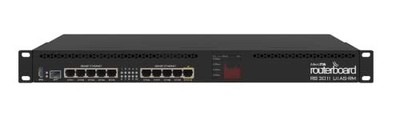 Mikrotik RB3011UIAS-RM RouterBOARD 10xGigabit Ethernet, USB 3.0, LCD, black 