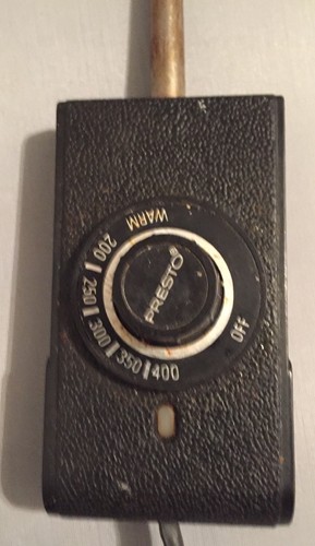 PRESTO AUTOMATIC ELECTRIC SKILLET HEAT CONTROL POWER CORD MODEL 0690001 WORKS