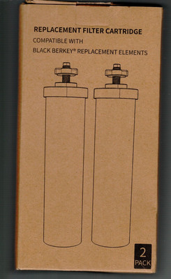 Replacement Filter Cartridge for Black Berkey, 2 Pack