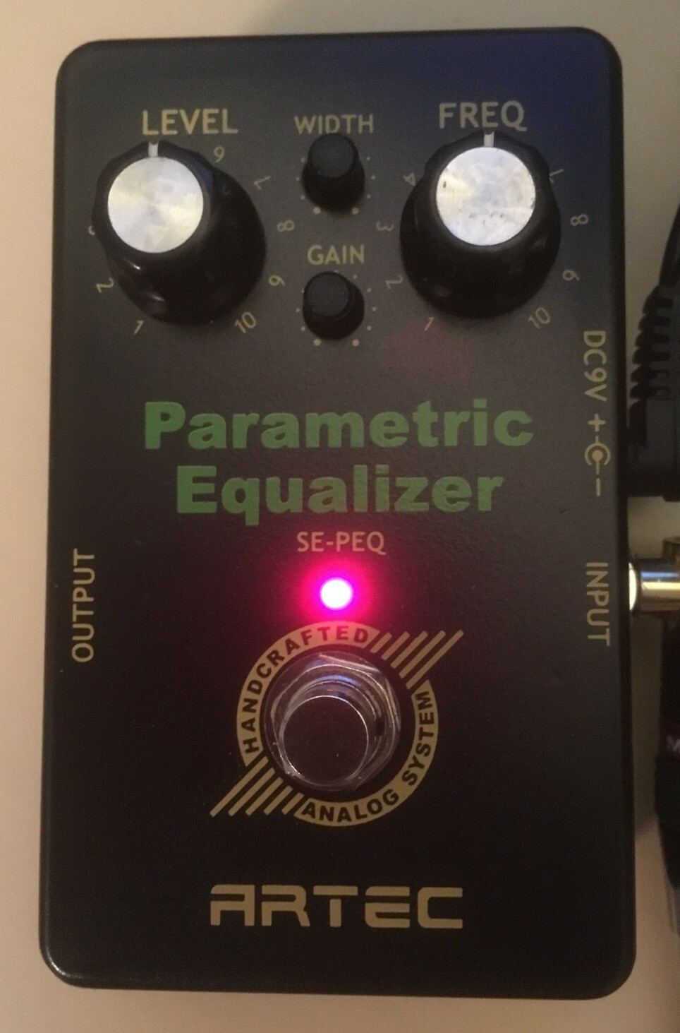 ARTEC Effect Pedal - Parametric Equalizer SE-PEQ with True Bypass