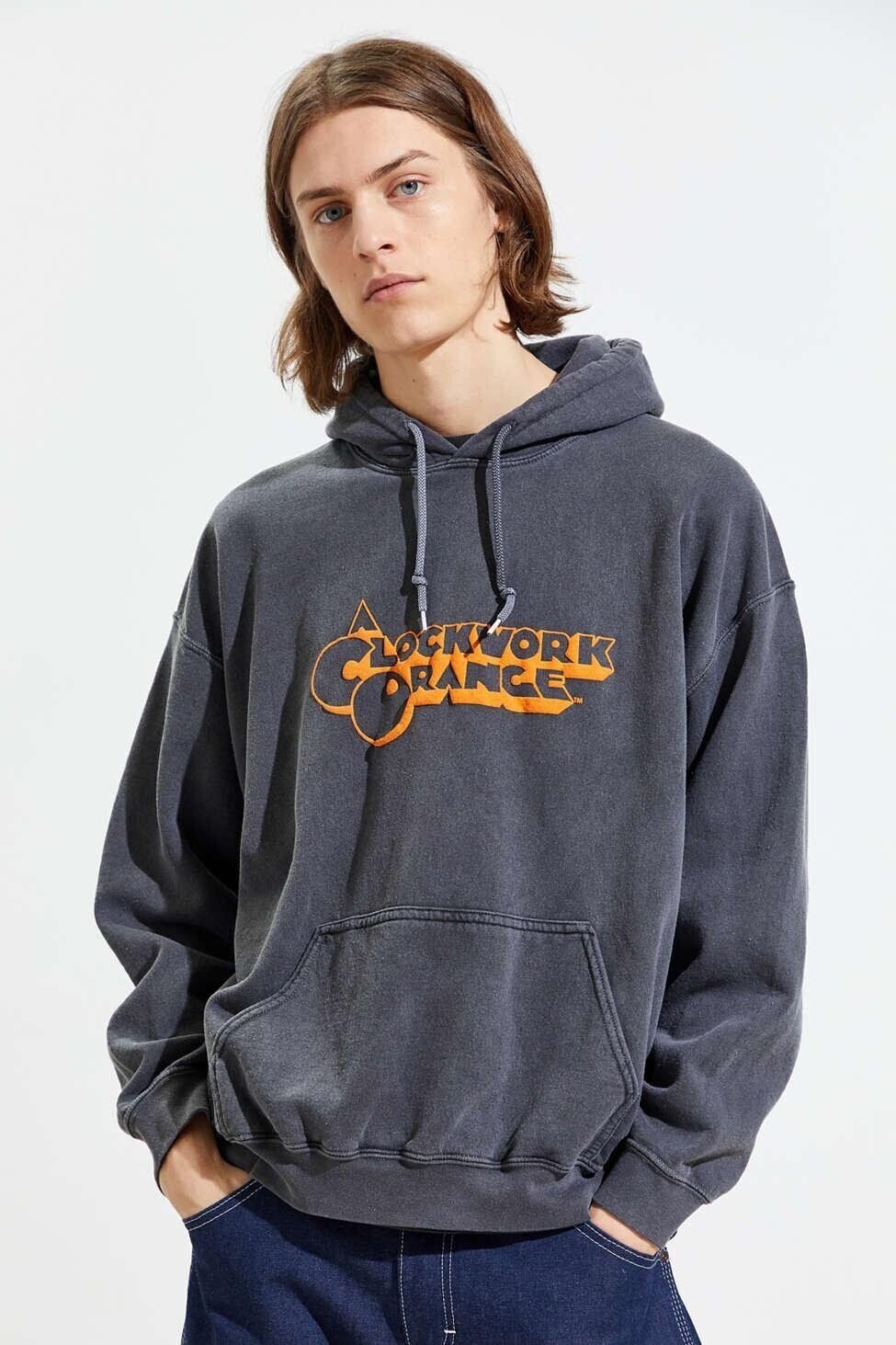 0872 PRINTED HOODIE - Blue gray | ZARA United States