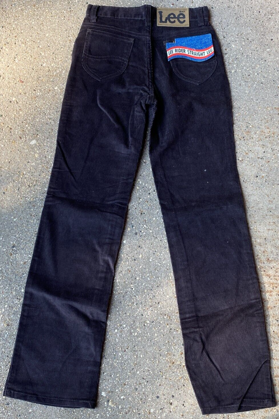 ★LEE★ Corduroy tie dye pants black LE2303PT10BK Corduroy Leisure Pant | Black | Lost Weekend Collection