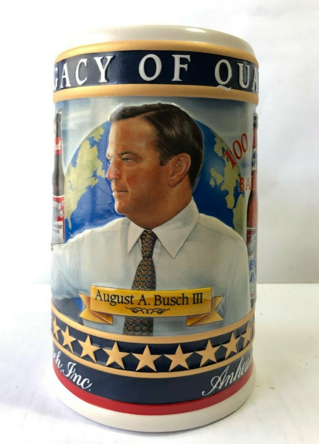 Limited Edition Anheuser-Busch Budweiser Stein 2004 and 2005
