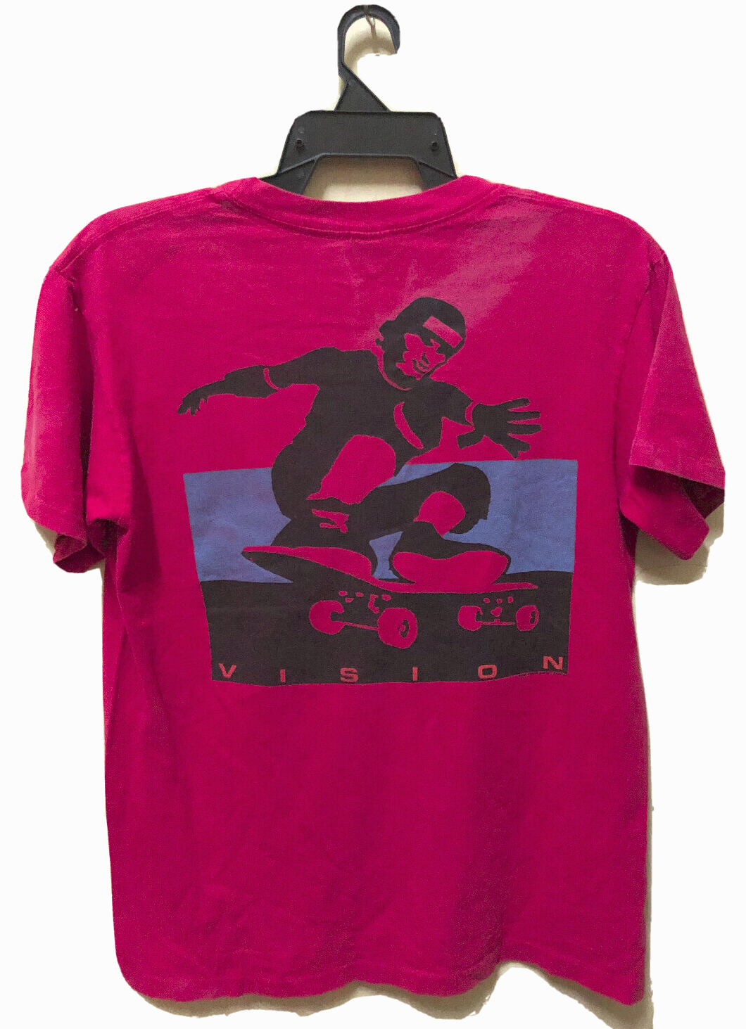 VISION 80s ビンテージTシャツ skateboard 激レア M VINTAGE 80s VISION STREET WEAR GATOR SKATEBOARD T-SHIRT