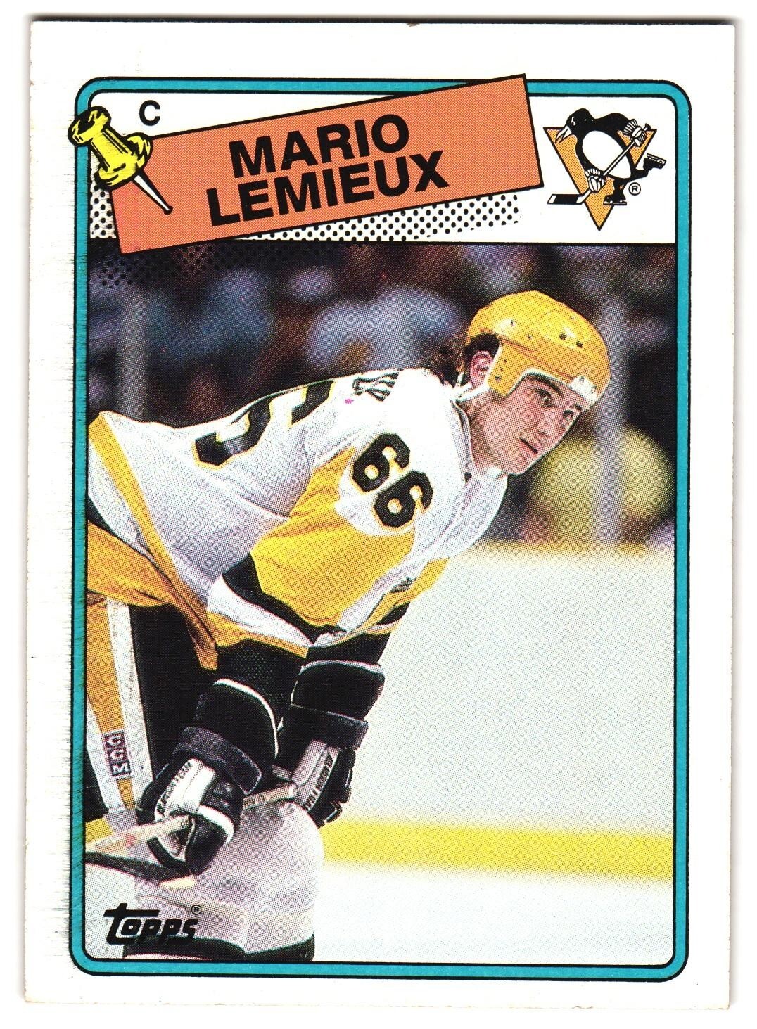 その他 2001 Mario Lemieux JERSEY CARD PSA 6 Mario Lemieux EA Sports 2001 GOLD Hockey Card #1 Ultra