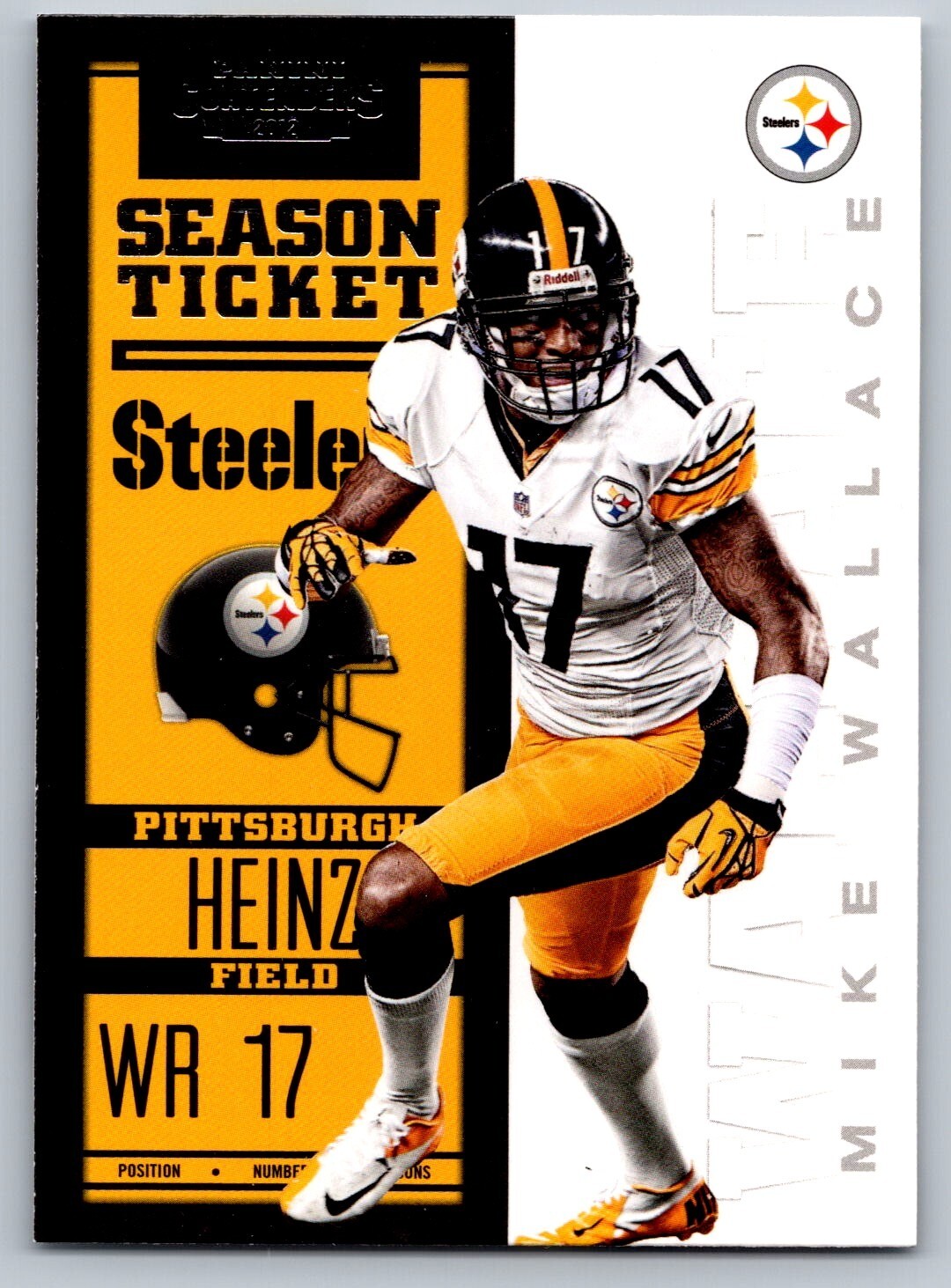 2012 Panini Contenders 78 Mike Wallace Pittsburgh Steelers