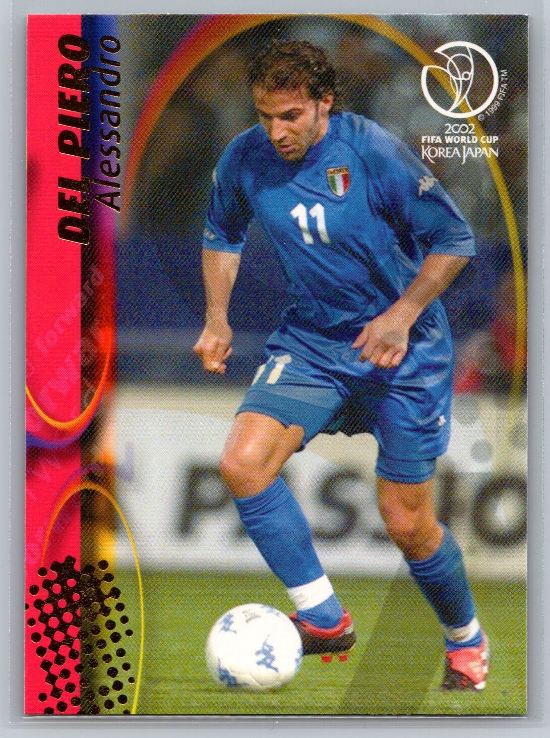 Alkessandro Del Piero #72 2002 FIFA World Cup Korea Japan