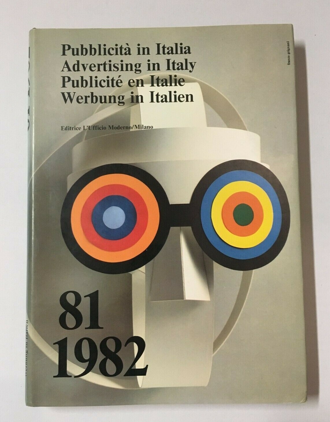 PUBBLICITÀ IN ITALIA 1981 1982 Advertising in Italy Libro