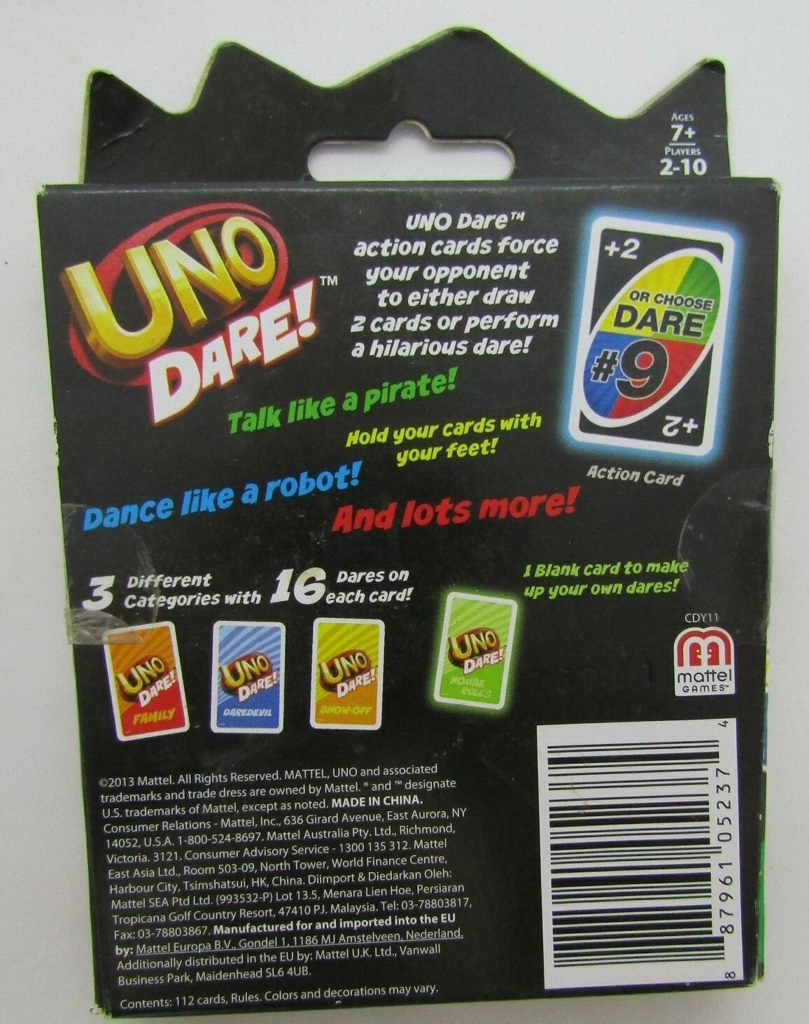 Uno Card Games Lot of 4 Uno Dare, Phineas & Ferb Classic Vintage T1-22