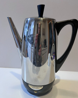 Vintage Farberware Superfast Model 122B 12 Cup Percolator Coffee Maker NICE
