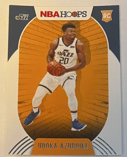 UDOKA AZUBUIKE 2020-21 PANINI NBA HOOPS ROOKIE CARD #213 UTAH JAZZ NBA RC. rookie card picture