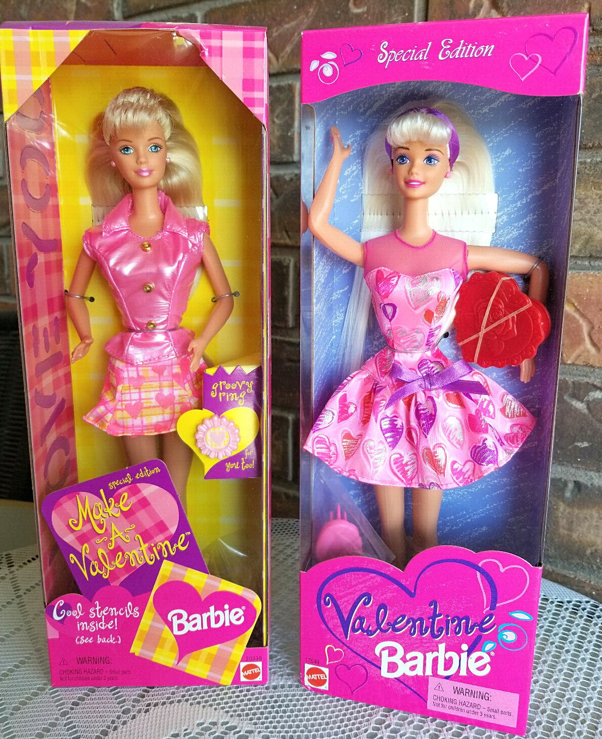 バービー Valentine Romance Barbie ペンダント付 Amazon.com