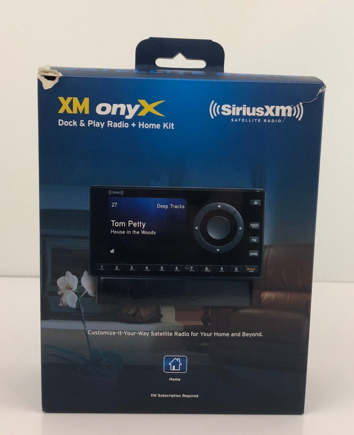 SIRIUS XM RADIO + Home Kit. ONYX SATELLITE RADIO XDNX1H1
