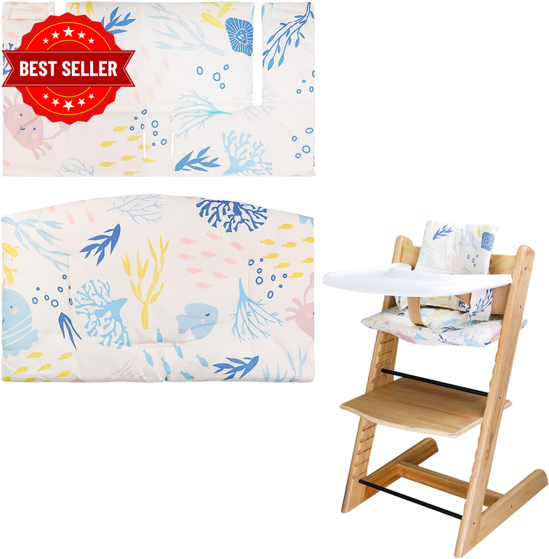 For Stokke High Chair Cushion, Soft and Comfortable Tripp Trapp Cushion Set Make