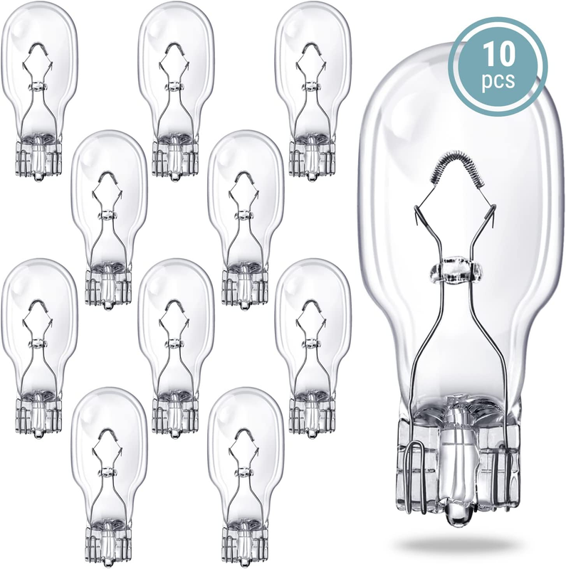4 Watt Wedge Base 12V Light Bulbs for Malibu Style (10 Pack)