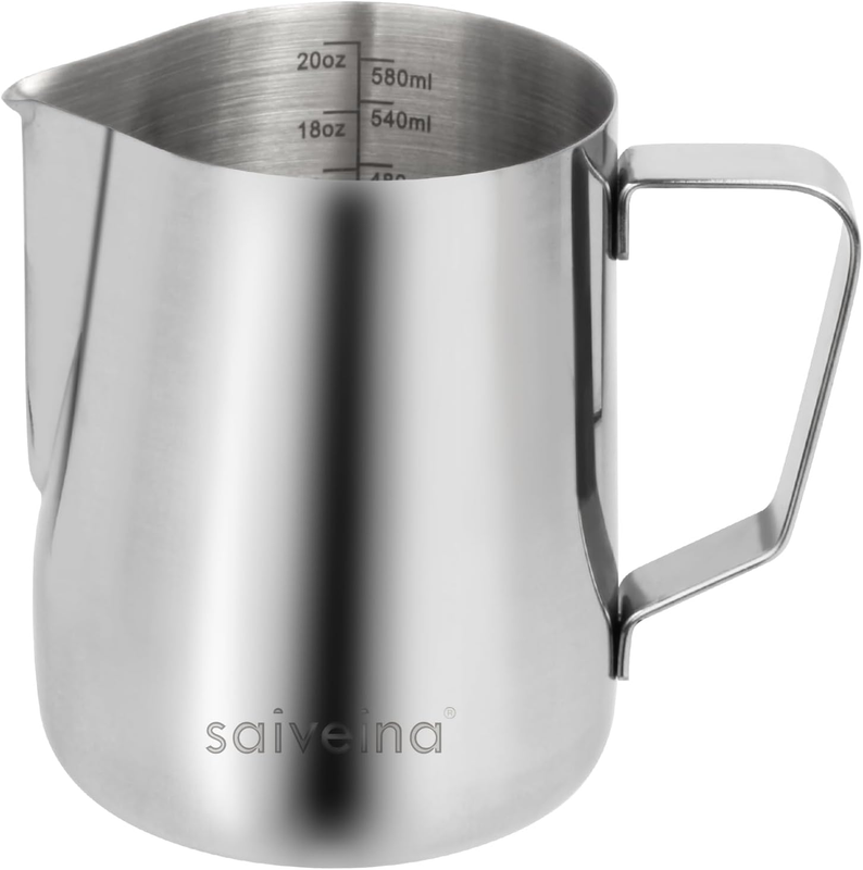 木下和美　Toge milk pitcher　M Stainless Steel Milk Frothing Pitcher - 20Oz (600Ml) for Espresso
