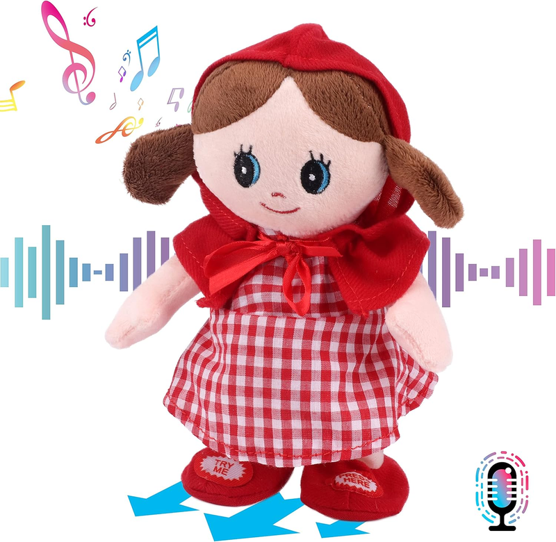 Talking Singing Doll Repeats What You Say Girl Walking Electri...
