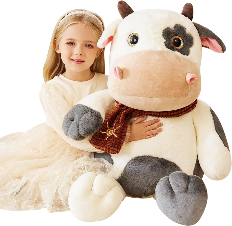 Giant Cow Stuffed Animal Plush Toy Large Cow Jumbo 30
