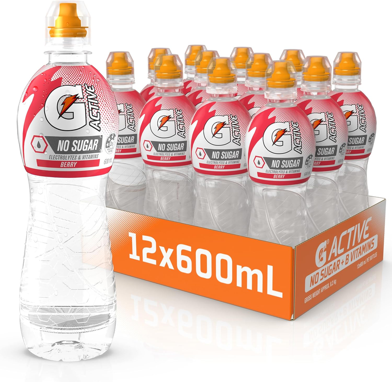 Berry Flavoured Electrolyte Water, 12 X 600Ml