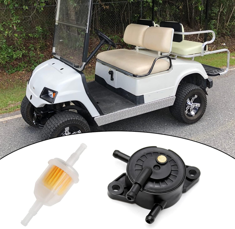Fuel Pump with Fuel Filter Replacement for Briggs & Stratton, Kohler, John Deere