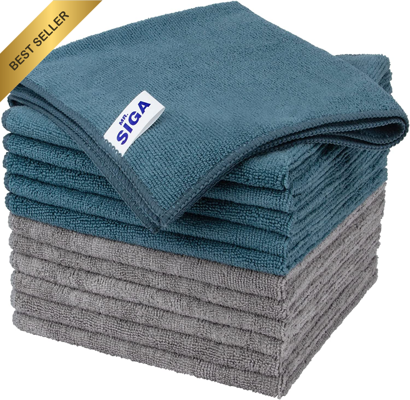 Microfiber Cleaning Cloth, Pack of 12, Size: 15.7