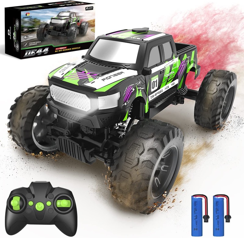 With Fog Mist & Lights, 1:16 Monster Trucks For Boys, 2.4