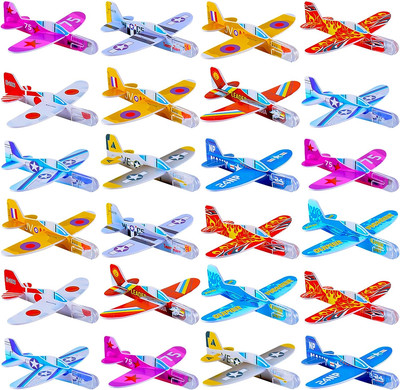 XIPEGPA 60 PCS Glider Planes Bulk Airplane Gliders Toy for Kids Paper Airplane 