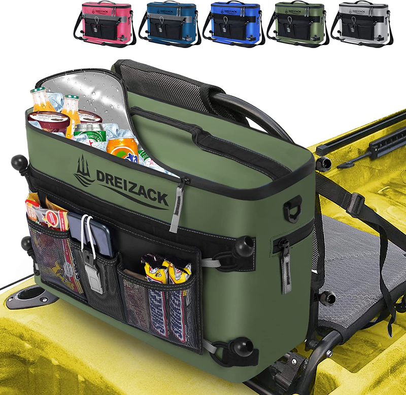 Cooler Behind Seat Waterproof Kayaking Paddle Board Camping 