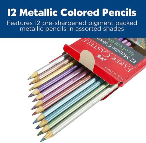 - 12 Break Resistant Coloring Pencils