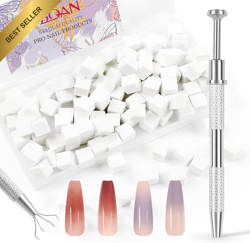 Nail Sponges for Ombre, 100Pcs 0.39