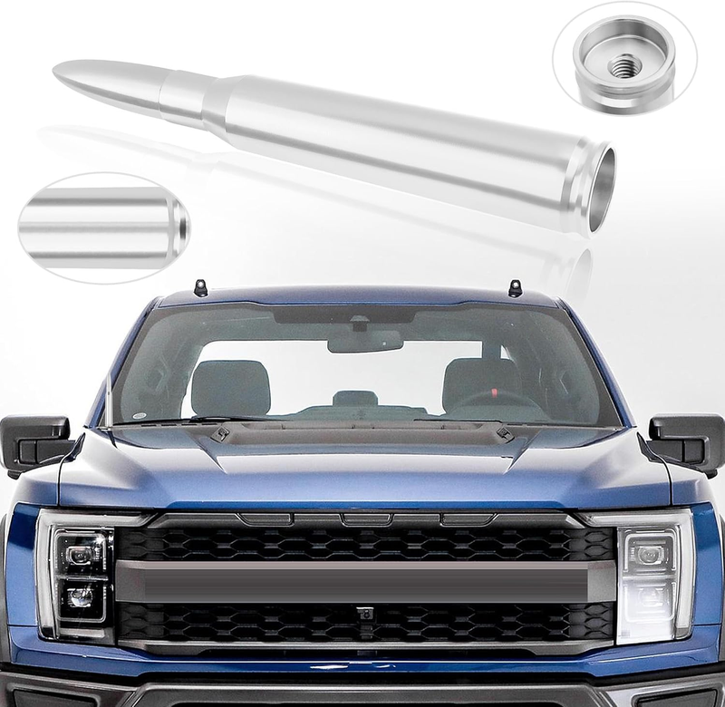Car Bullet Antenna,Cool Radio Antenna Car Accessories Exterior,Ideal Truck Car A