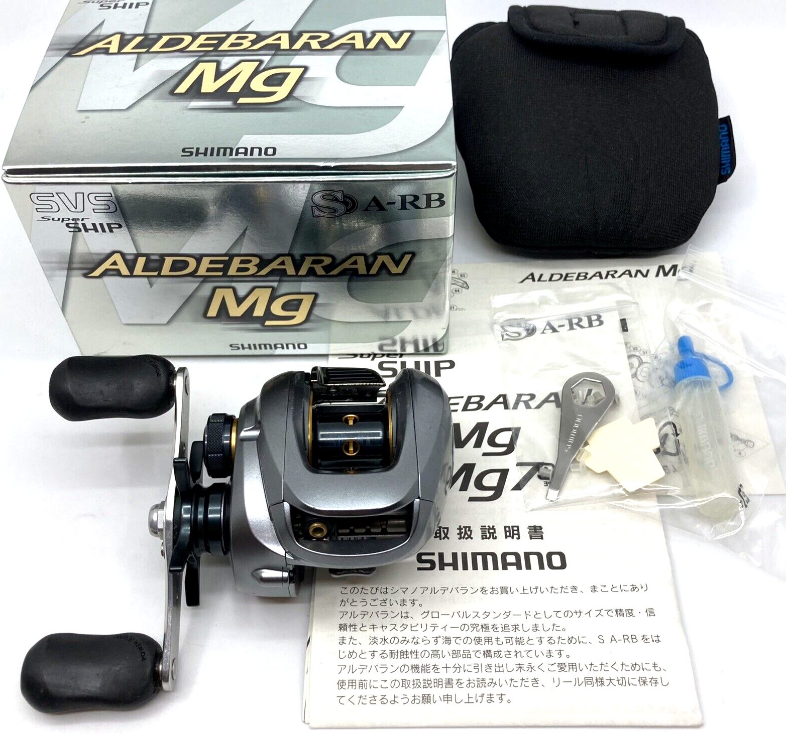 Shimano09 Aldebaran Mg 左ハンドル SHIMANO 09 ALDEBARAN Mg Right Handed Bait Casting Reel with