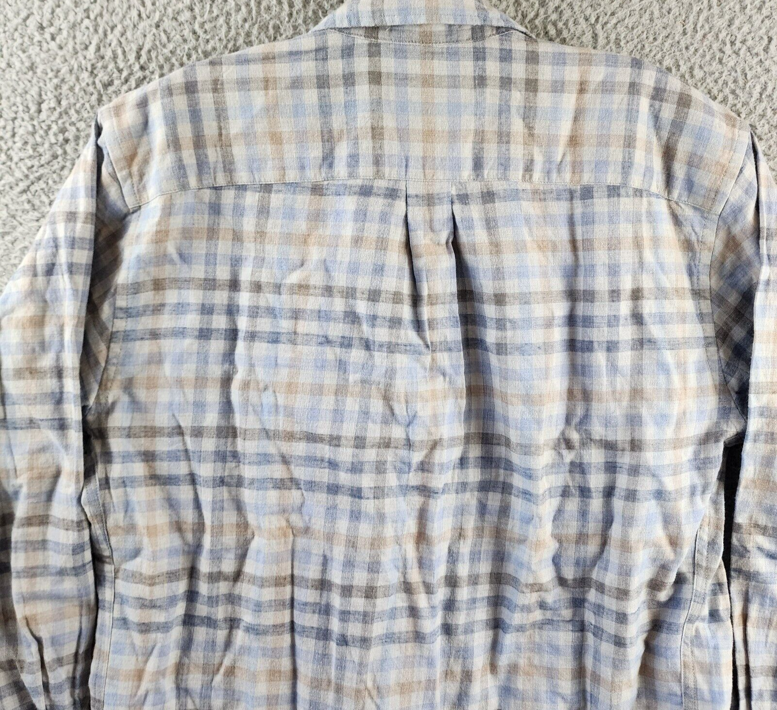 PETER MILLAR Crown Hill Point Sport Shirt Men's M Multi Collared Long Sleeve - Picture 15 of 15