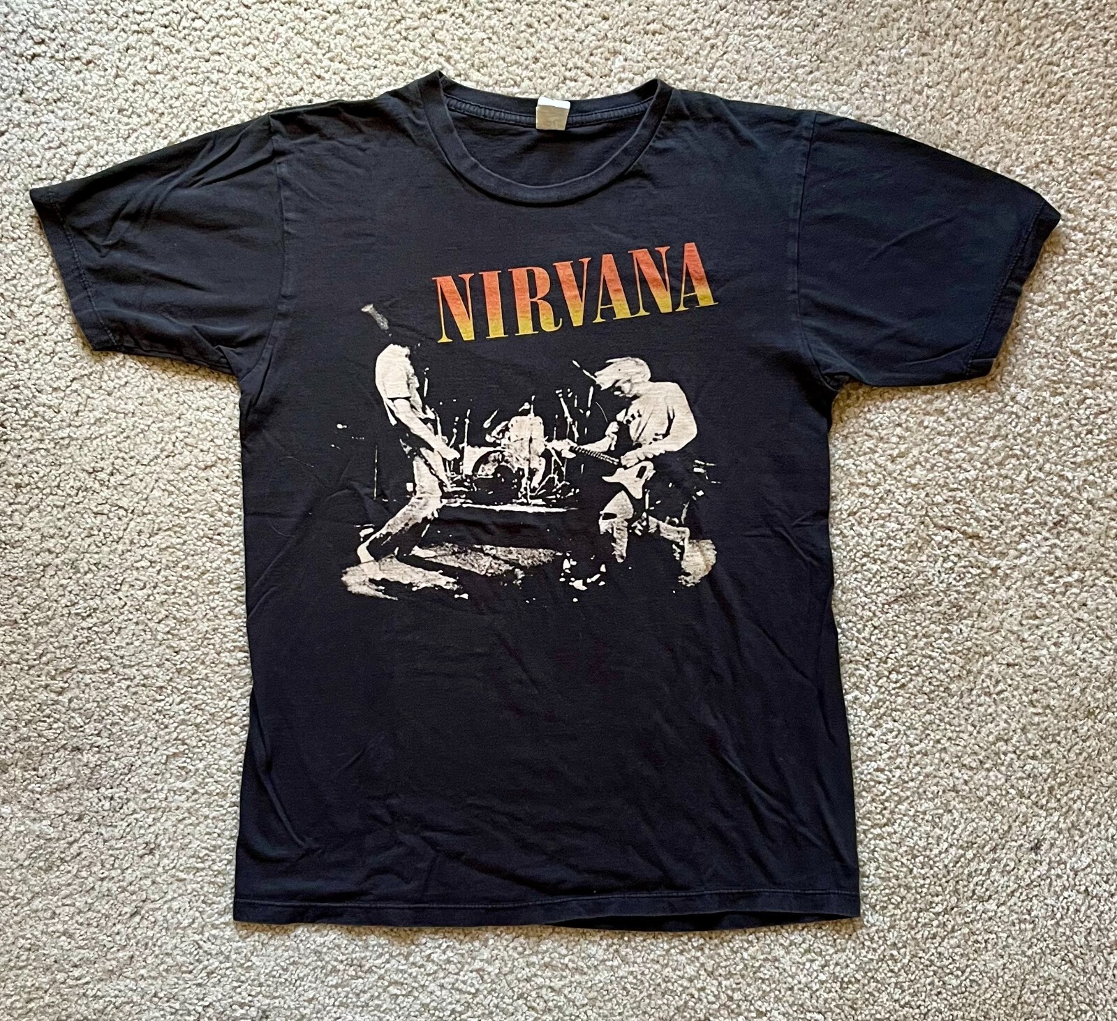 トップス NIRVANA FROM THE MUDDY BANKS TEE S) 1996 Nirvana Muddy Banks of the Wishkah Tee – The