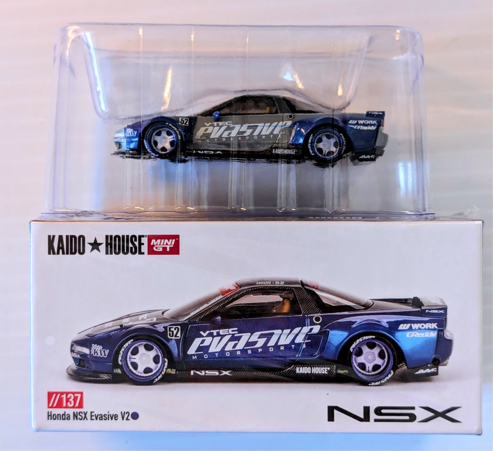 Kaido House x Mini GT 1:64 Honda NSX Evasive V2 #137 *CHASE