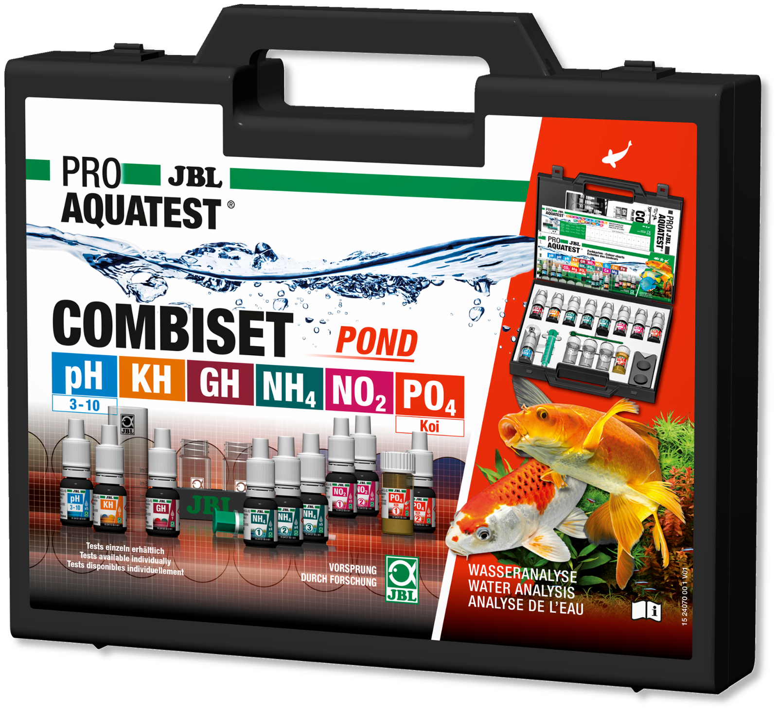 JBL Combi Set Pond ( Koffer ) | Wassertest | Teich | Aquarium | Wasserpflege