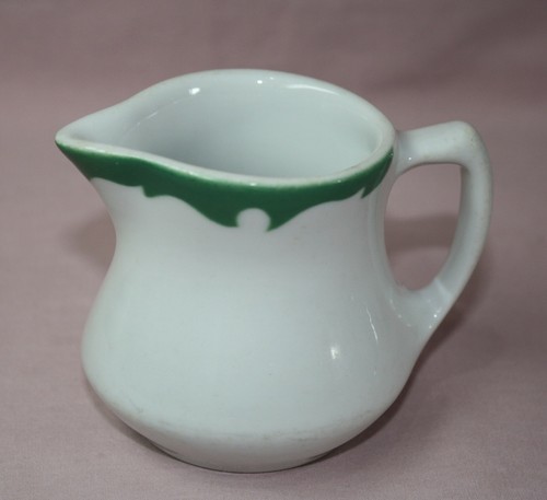 2- SHENANGO CHINA  CREAMERS  NEW CASTLE PA., U.S.A. RIMROL WELROC #J17 &116 VTG.