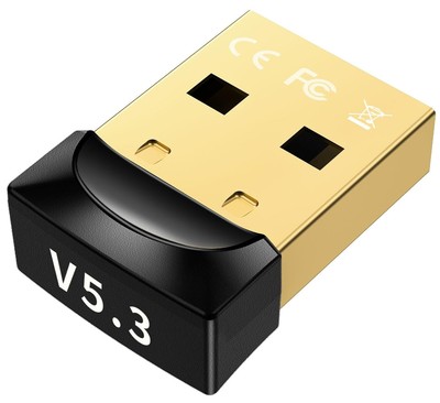 [Cutting Edge Bluetooth 5.3 Technology] GUROYI Bluetooth 5.3 USB Adapter Ver5.3