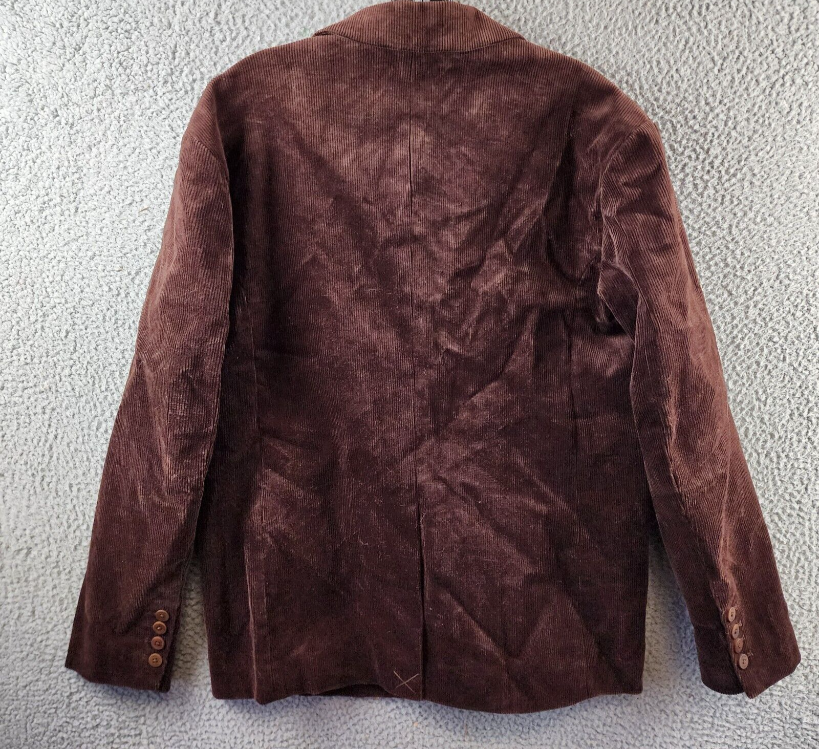 STAUD Trek Corduroy Blazer Women's XS Mahogany Flap Pockets Button Front L/S - Picture 11 of 13