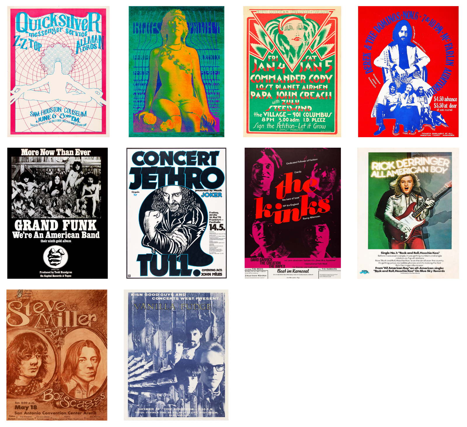 CLASSIC　ROCK POSTERS Ultimate Classic Rock Posters :: Behance