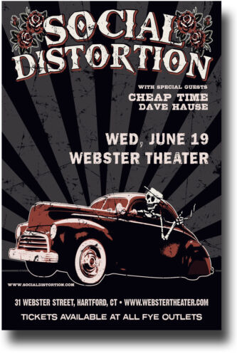Social Distortion ライブポスター Social Distortion Concert Poster