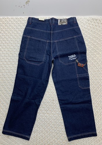 90s SOLO ソロ　SEMORE BAGGY shortsデニムショーツ Solo Semore Jeans Baggy Denim Shorts 90s Y2K USA Made New