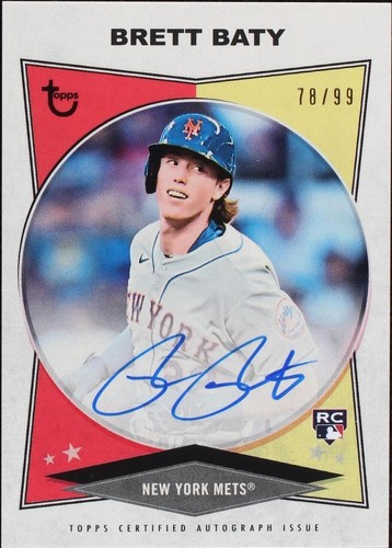 2023 Topps Brooklyn Collection - Brett Baty #AC-BBA