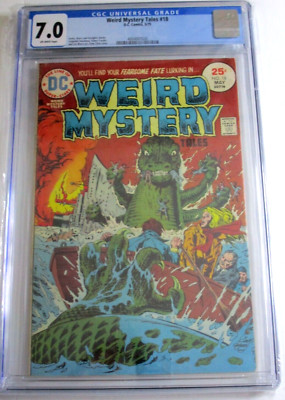 WEIRD MYSTERY #18 1975 DC COMICS GRADED CGC 7.0 CHAN COVER BRONZE HORROR